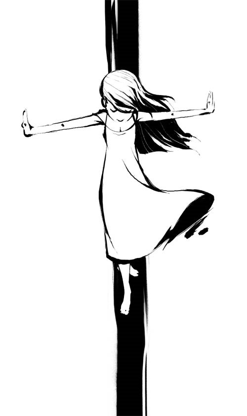 on the rope